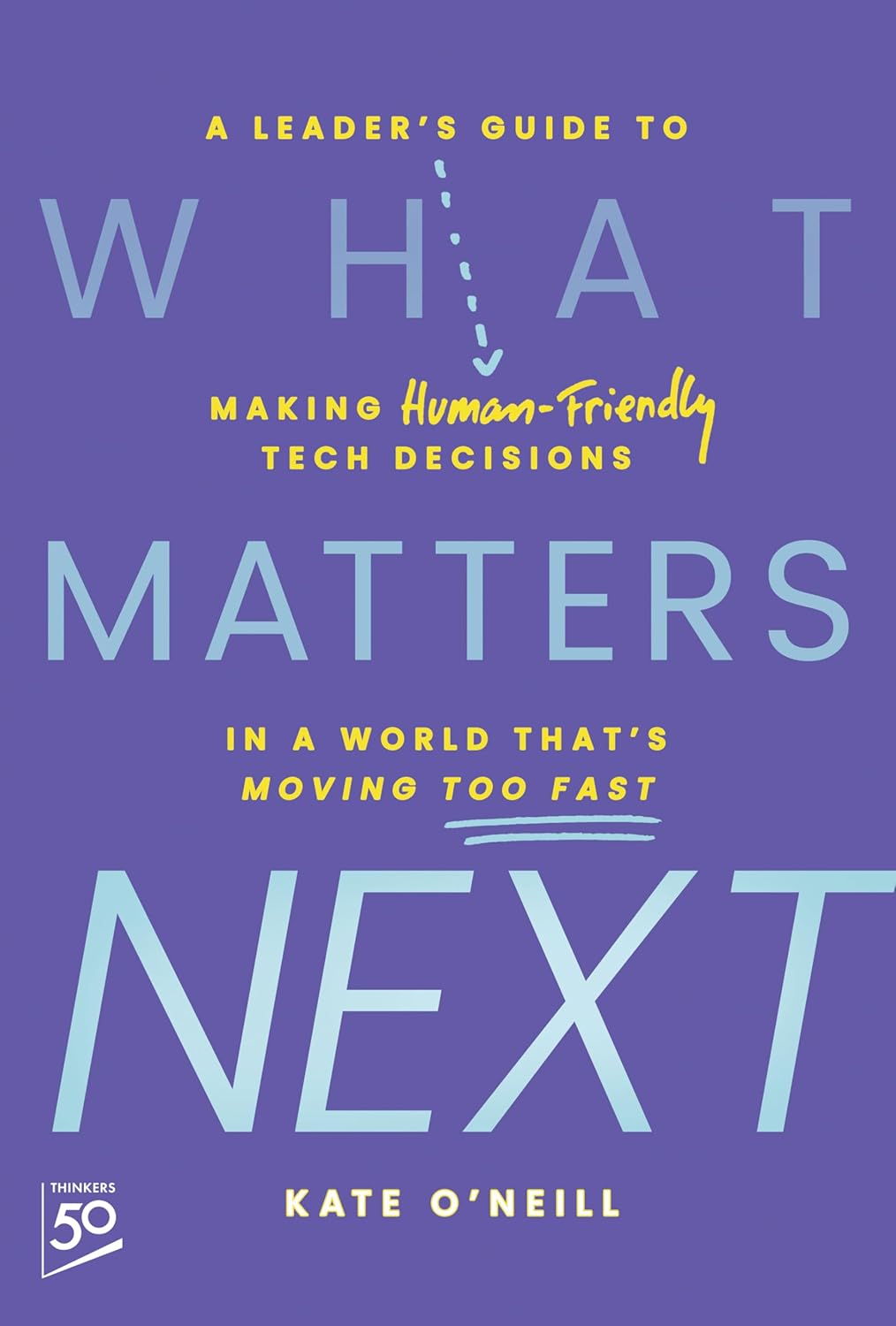 What Matters Next: A Leader’s Guide to Making Human-Friendly Tech Decisions in a World That’s Moving Too Fast book cover