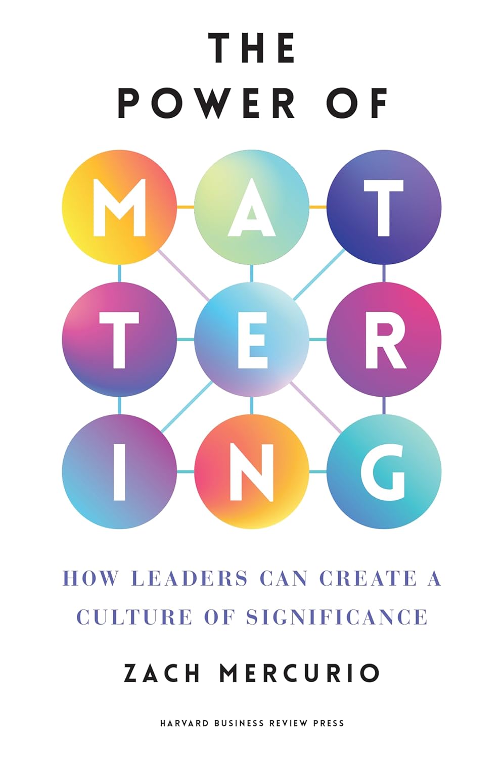 The Power of Mattering: How Leaders Can Create a Culture of Significance book cover