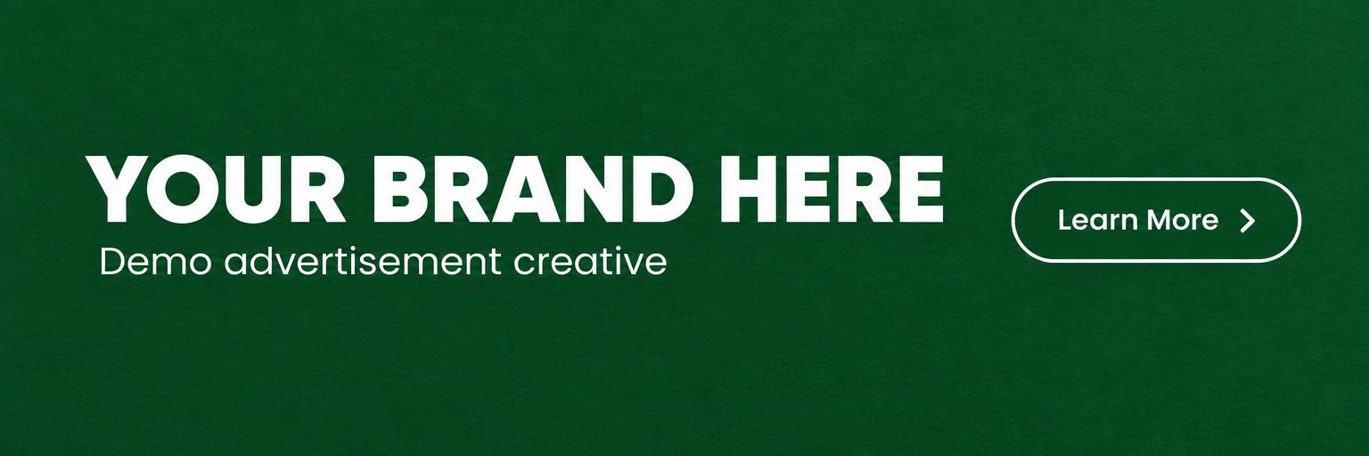 Demo advertisement: your brand here