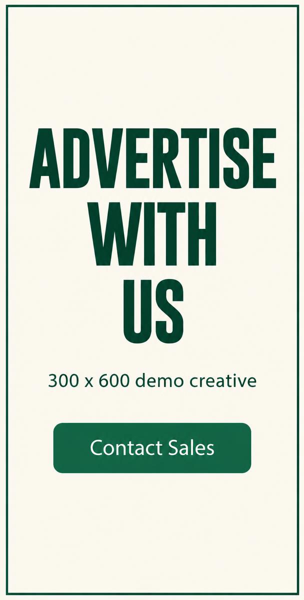 Demo advertisement: advertise with us